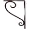 Ekena Millwork Edwards Wrought Iron Bracket, (Single center brace), Antiqued Copper 1 1/2"W x 5 1/2"D x 8"H BKTM01X05X08SEDACO - alternate 5
